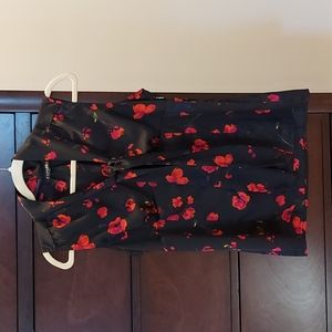 Express Sleeveless Tie Neck Blouse